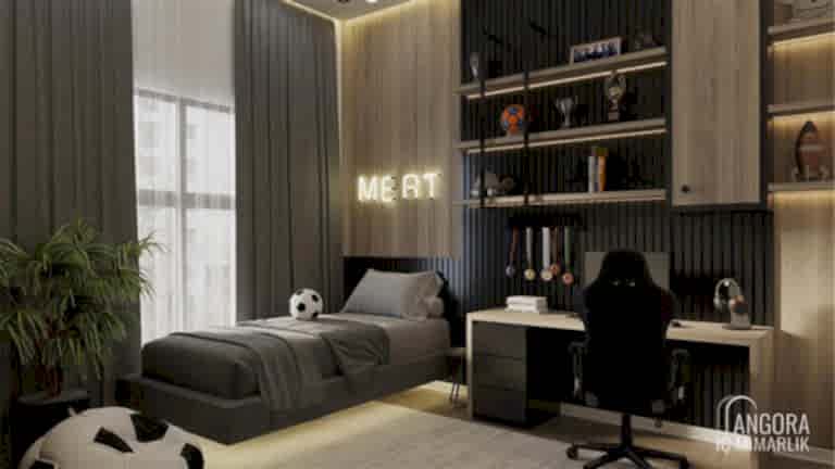 Özel Tasarım Genç Odası.
